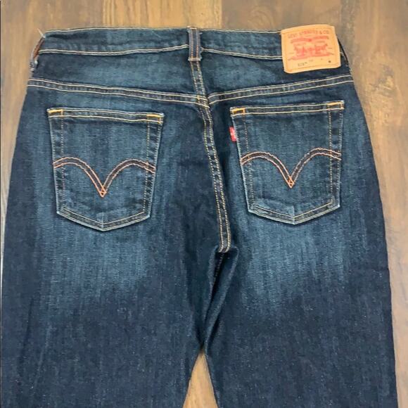 Levi's Nouveau Boot Cut Stretch 515 Dark Jeans 10 - Picture 6 of 6